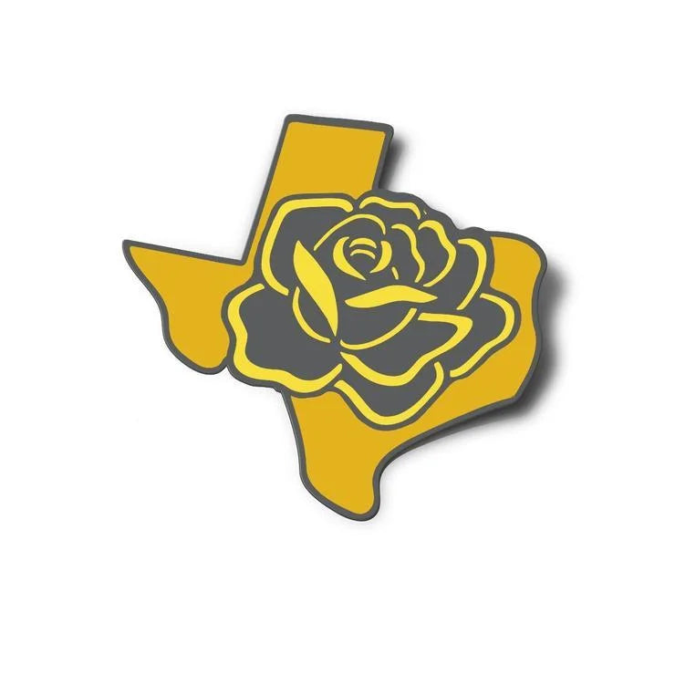Texas With Yellow Rose Sticker | Anvil Cards - Stickers