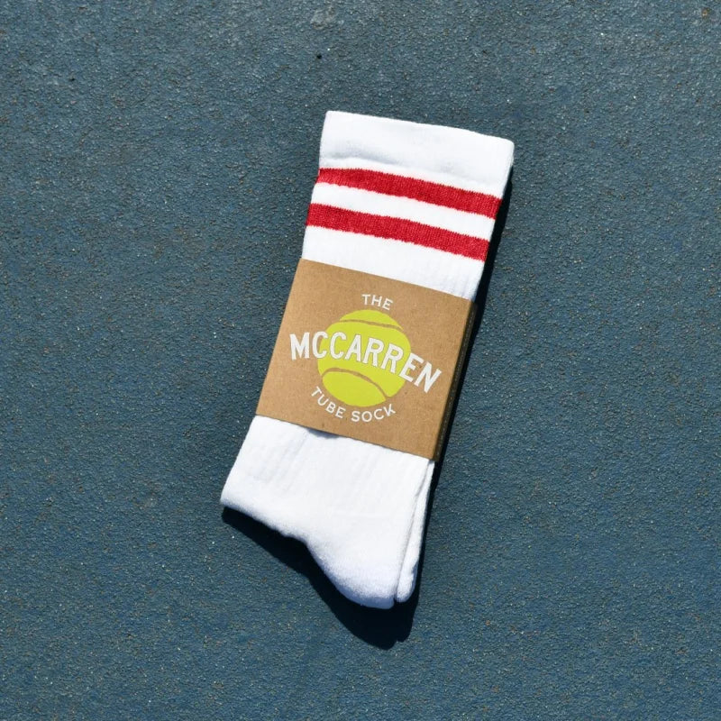The Mccarren Tube Sock | Upstate Stock - Red - Apparel -