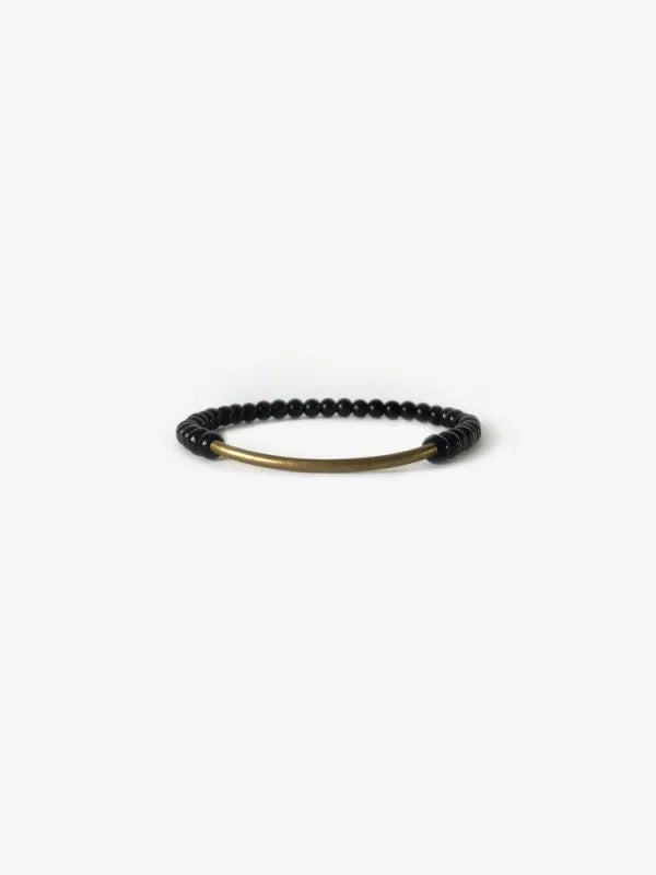 Tubular Bracelet | Branco - Black Onyx Gunmetal - Jewelry -