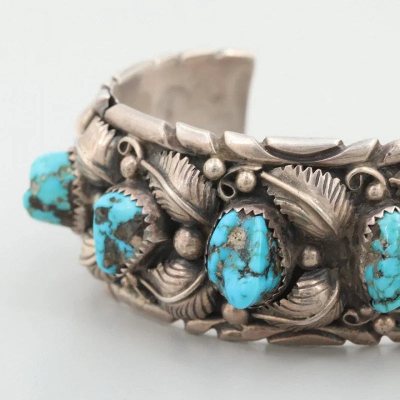 Turquoise Watch Cuff | Vintage - Vintage - Authentic Navajo