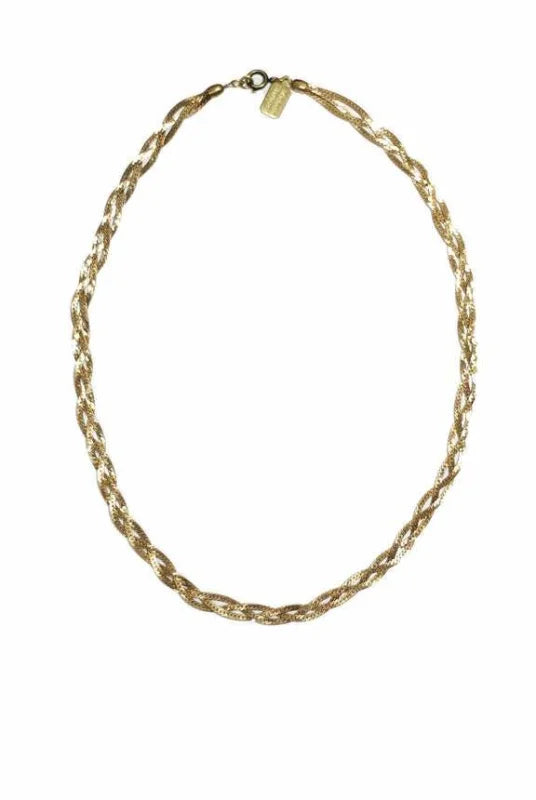 Vintage Braided Chain Necklace | Michelle Starbuck Designs -