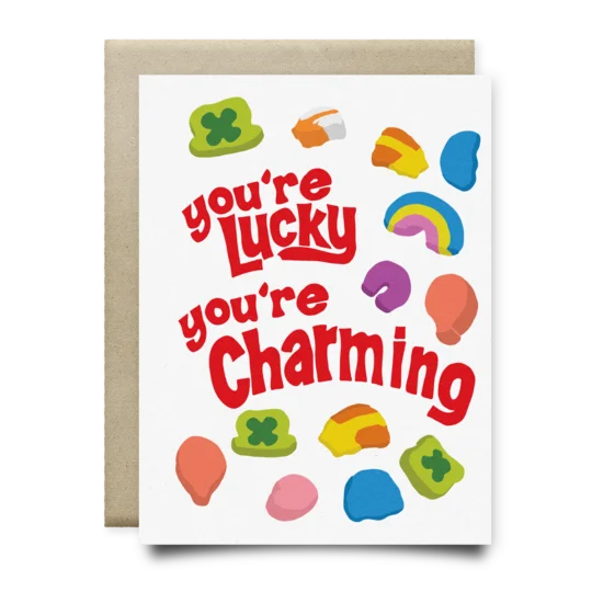 You’re Lucky Charming Card | Anvil Cards - Cards And