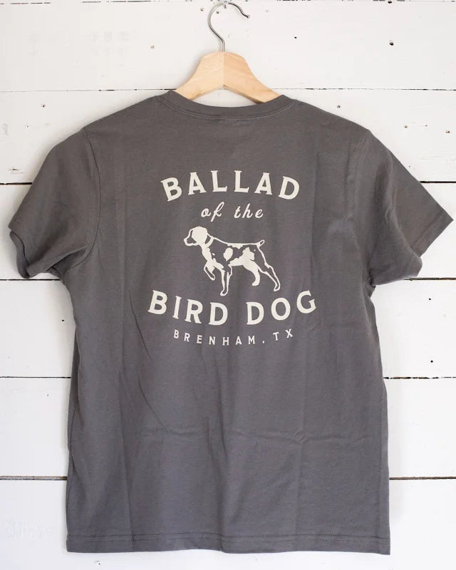 Youth T-shirt | Classic Ballad Of The Bird Dog - Gunmetal
