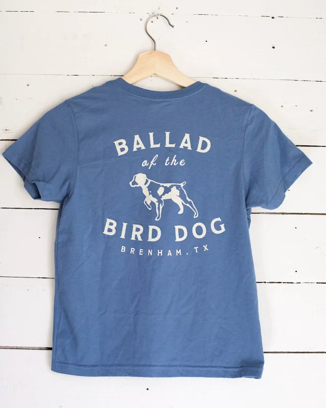 Youth T-shirt | Classic Ballad Of The Bird Dog - Indigo / 8
