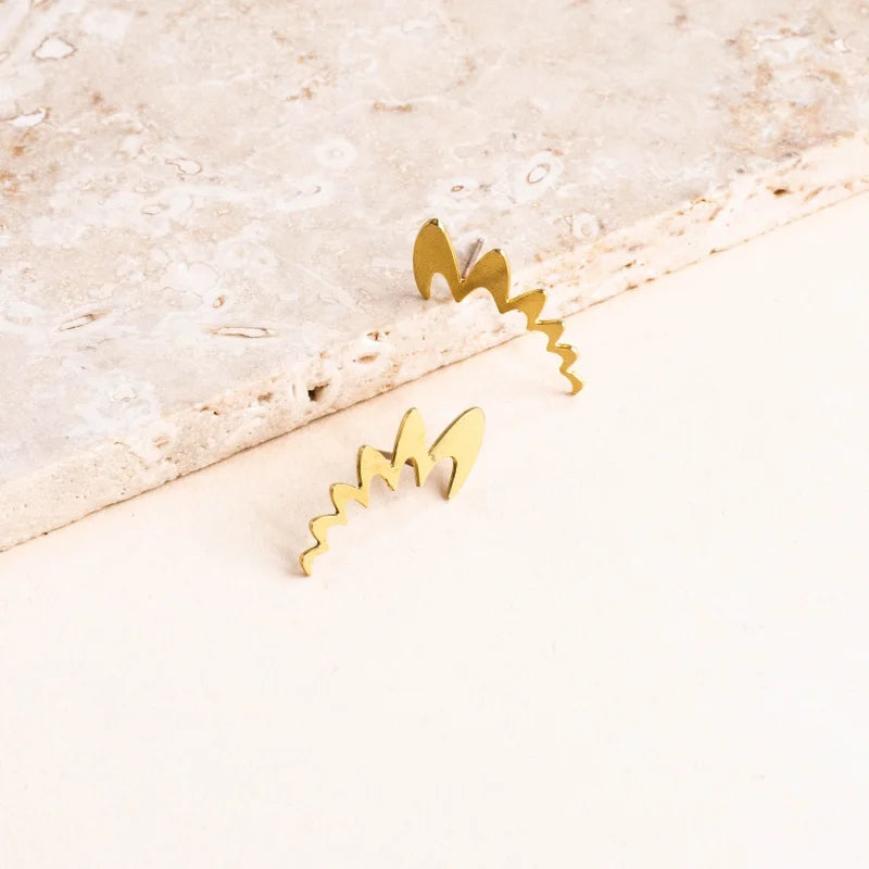 Zinnia Climber Earrings | Michelle Starbuck Designs -